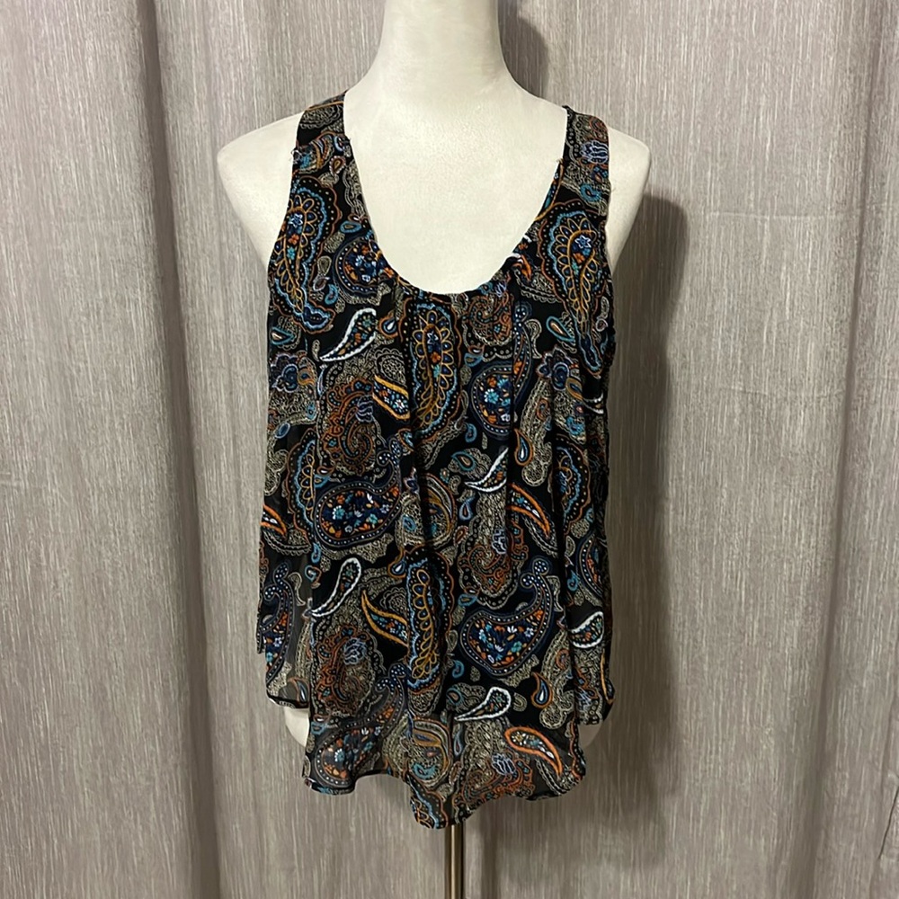 Chiffon overlay top